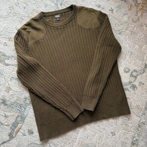 Patagonia Men's Ribbed Crewneck Sweater - Olive